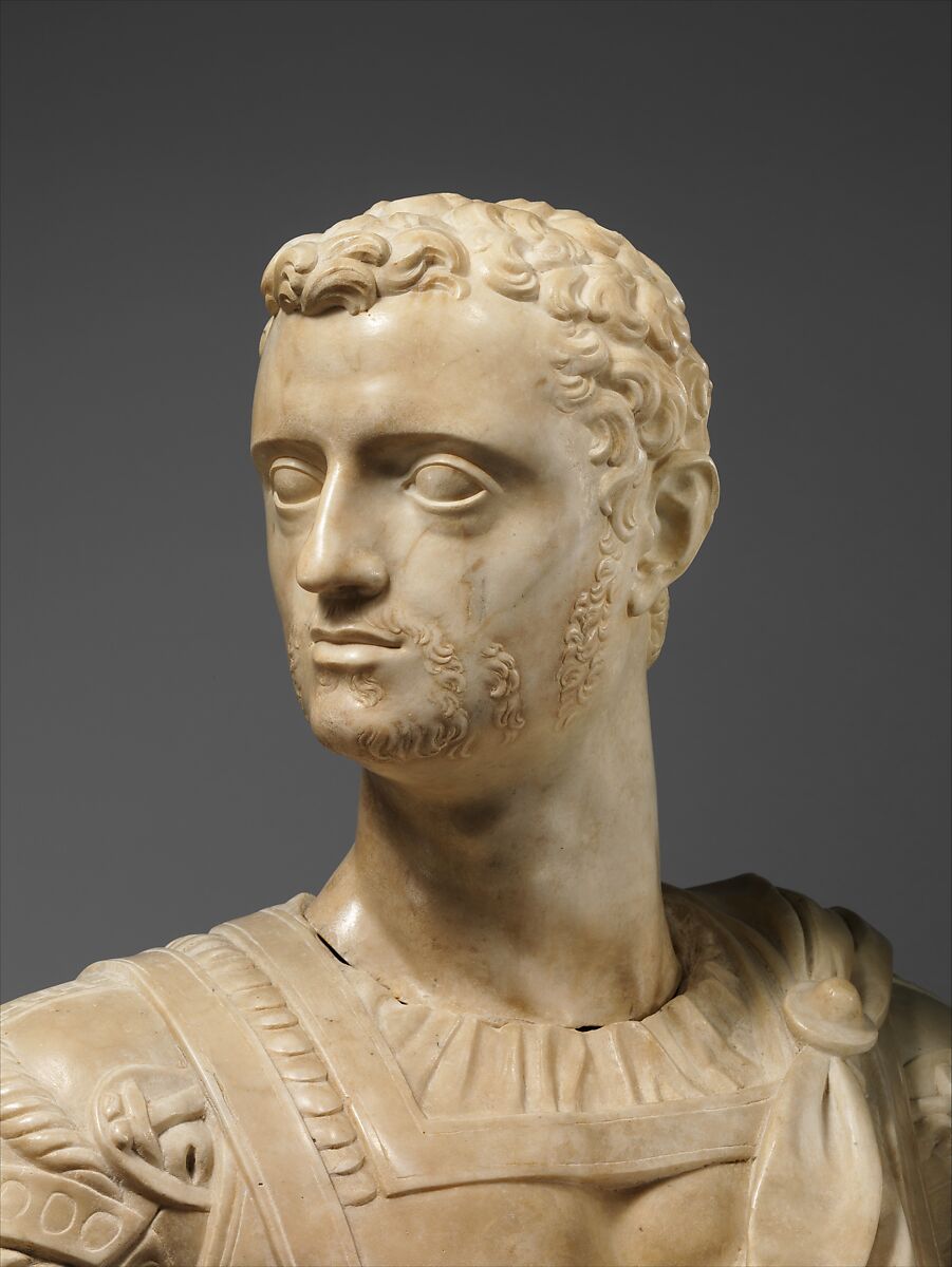 Cosimo I de' Medici (1519–1574), Duke of Florence, Baccio Bandinelli (Italian, Gaiole in Chianti 1493–1560 Florence), Marble, Italian, Florence