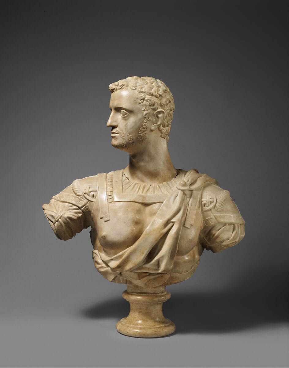 Cosimo I de' Medici (1519–1574), Duke of Florence, Baccio Bandinelli (Italian, Gaiole in Chianti 1493–1560 Florence), Marble, Italian, Florence 