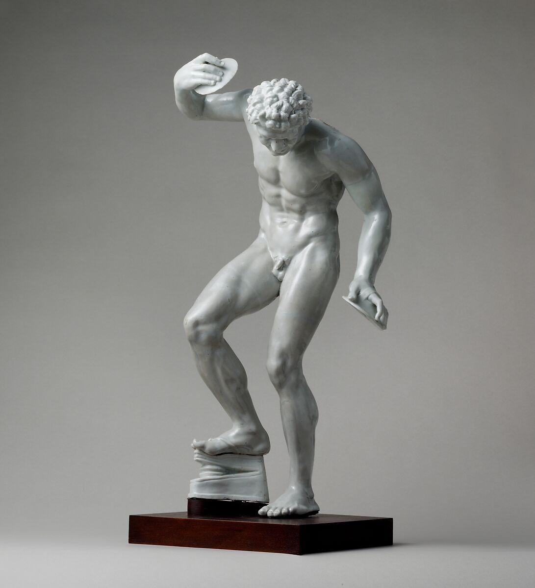 Dancing Faun, Doccia Porcelain Manufactory (Italian, 1737–1896), Hard-paste porcelain, Italian, Florence 