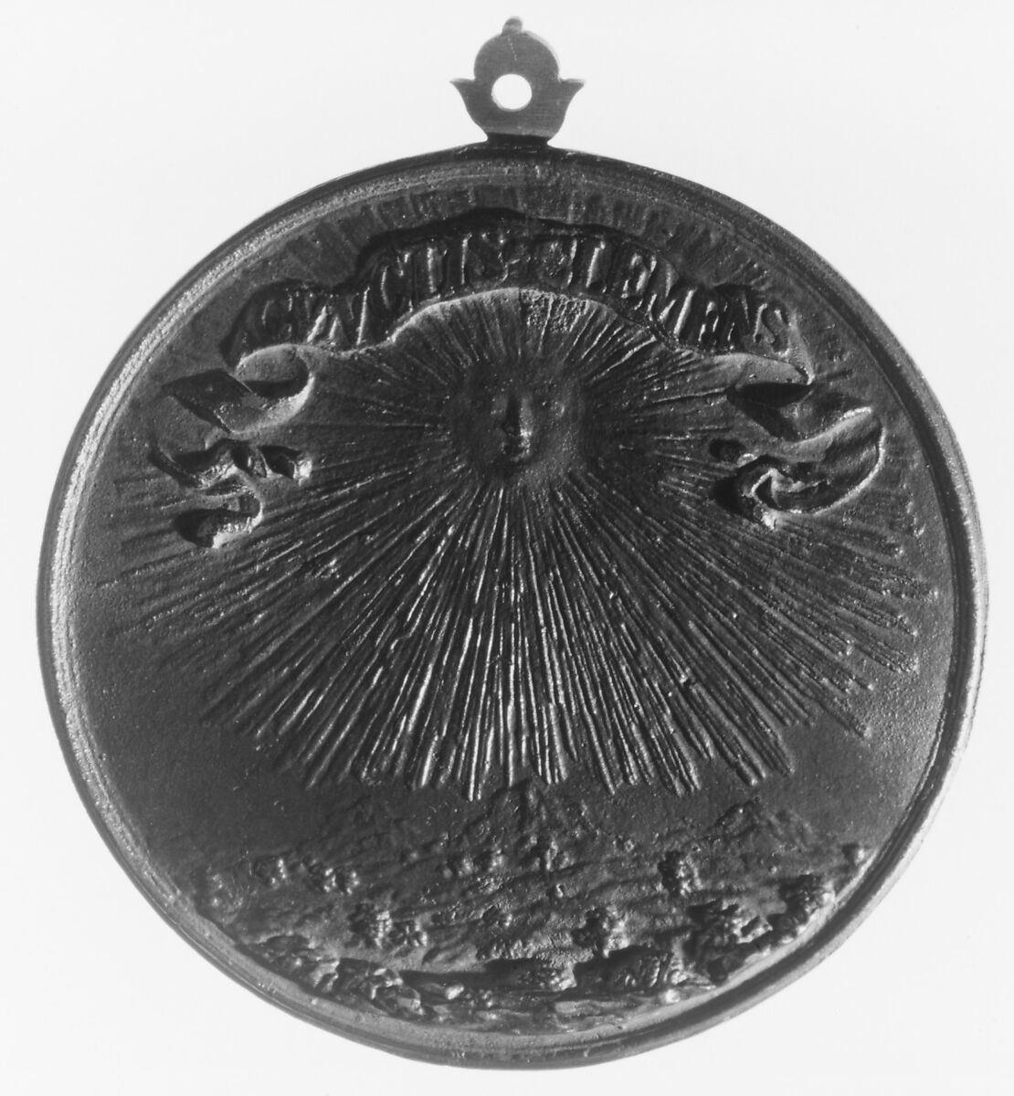 Pope Clement XI, Medalist: Ermenegildo Hamerani (Italian, Rome 1683–1756 Rome), Bronze, Italian, Rome