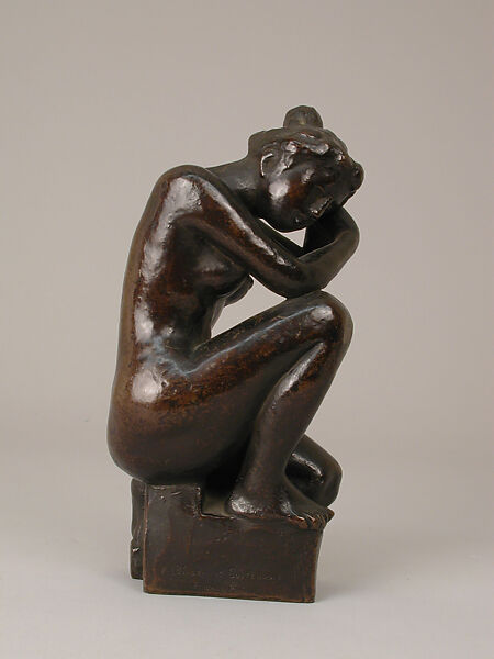 Crouching Girl, Aristide Maillol (French, Banyuls-sur-Mer 1861–1944 Perpignan), Bronze, French