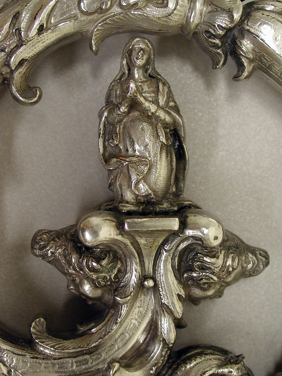 Crozier head, Manner of Orazio Scoppa (Naples, active 1607–47), Silver, Italian, Naples