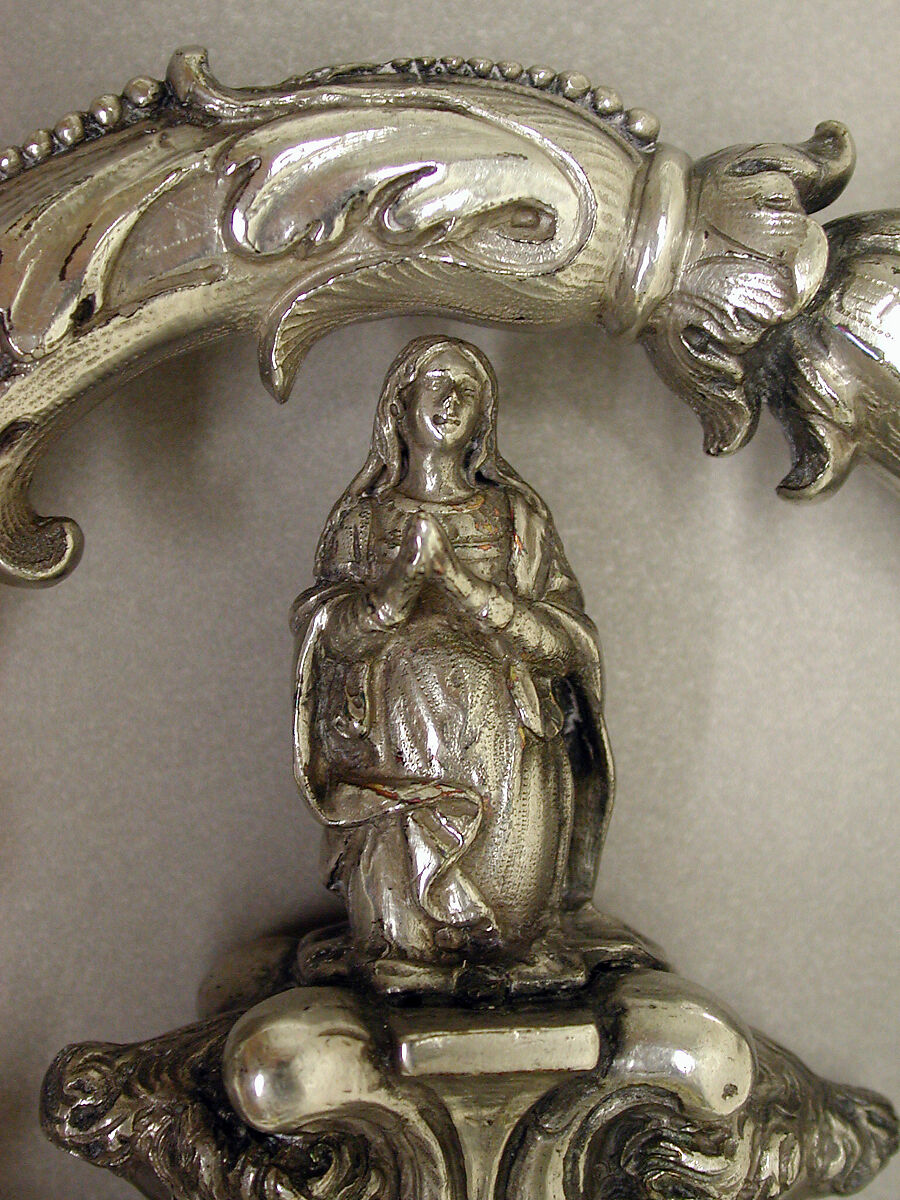 Crozier head, Manner of Orazio Scoppa (Naples, active 1607–47), Silver, Italian, Naples