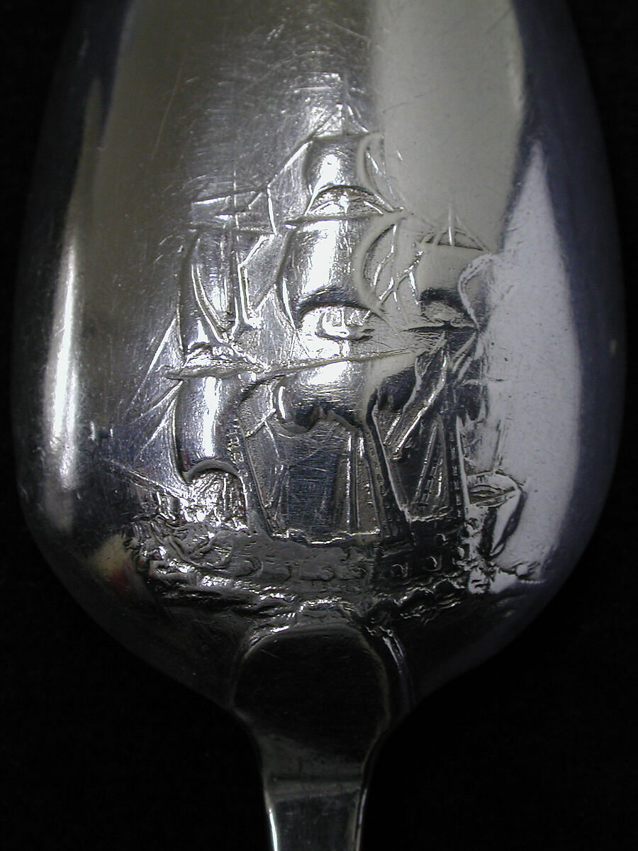 Two spoons, W. T., London, Silver, British, London