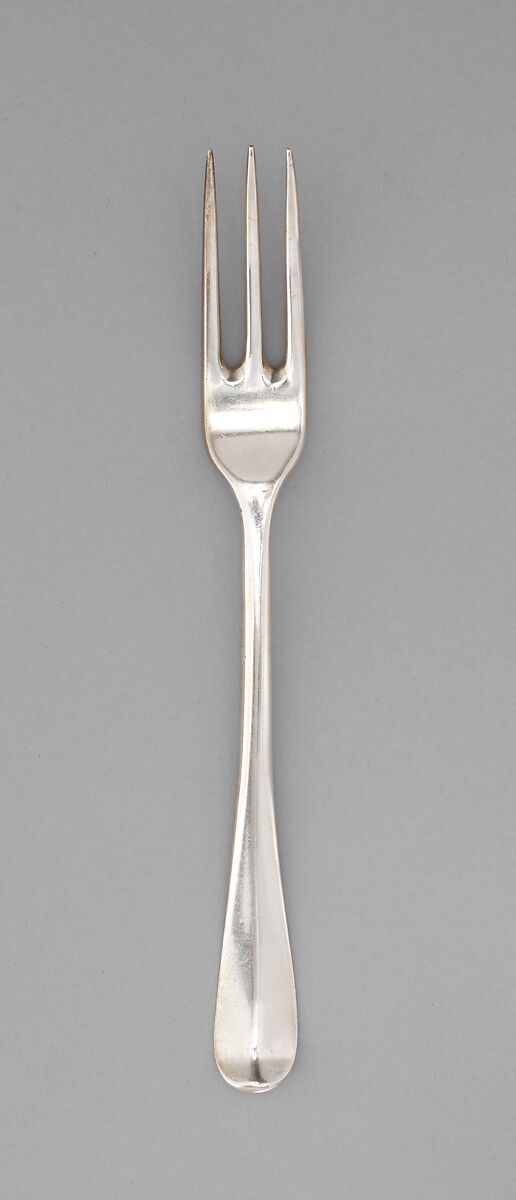 Dinner fork (one of twelve), Bayne and Napier, Silver, Scottish, Edinburgh and Glasgow 