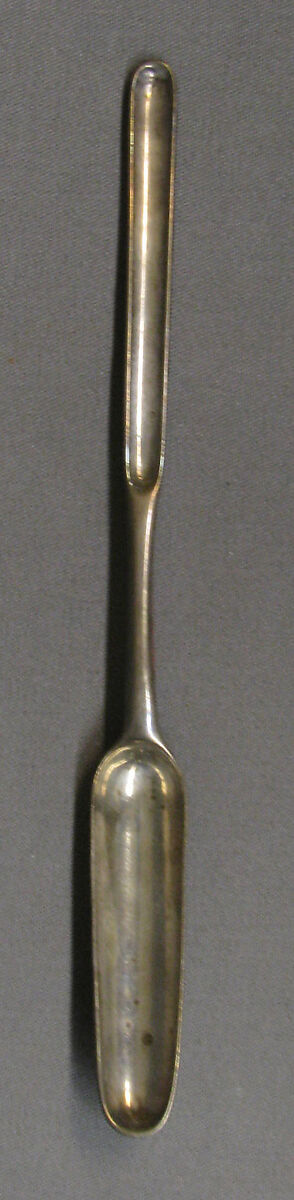 Marrow spoon, Silver, British, London 