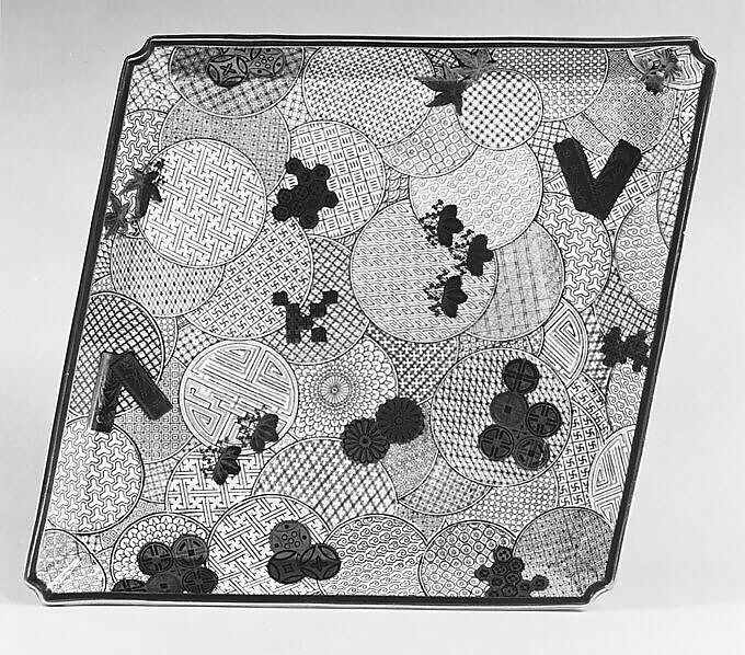 Tray, Worcester factory (British, 1751–2008), Bone china, British, Worcester
