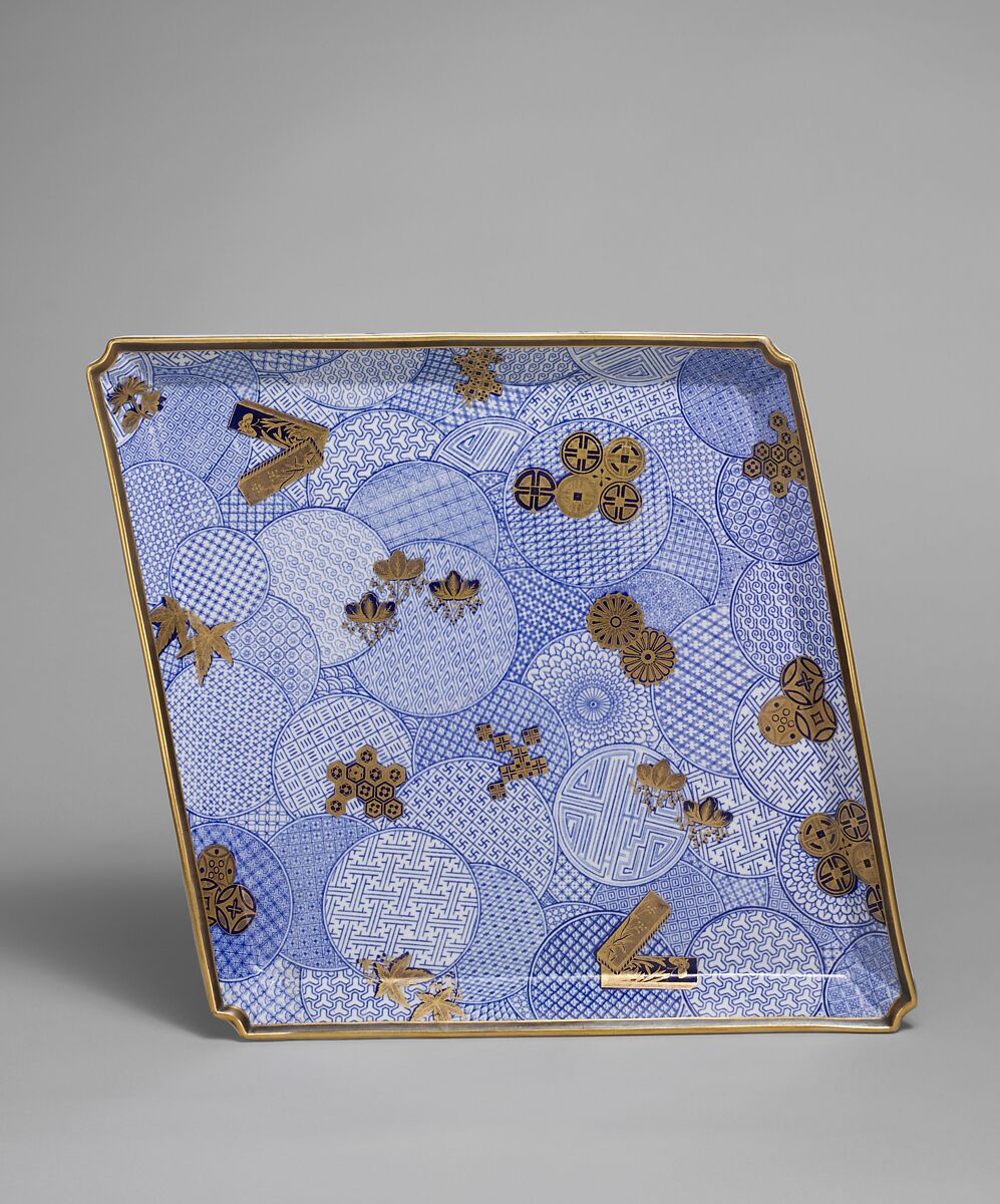 Tray, Worcester factory (British, 1751–2008), Bone china, British, Worcester 