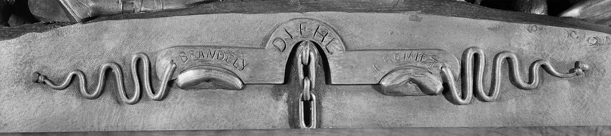 Cabinet, Designed by Jean Brandely (French, active 1855–67), Oak veneered with cedar, walnut, ebony and ivory; silvered-bronze mounts, French, Paris