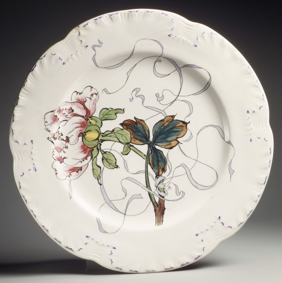 Plate, Félix Bracquemond (French, Paris 1833–1914 Sèvres), Glazed earthenware, French, Creil 