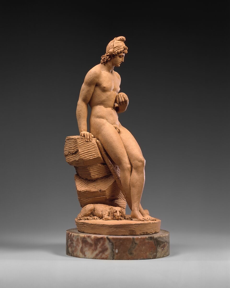 Paris, Jacques-Edmé Dumont (Paris 1761–1844), Terracotta, marble base, French