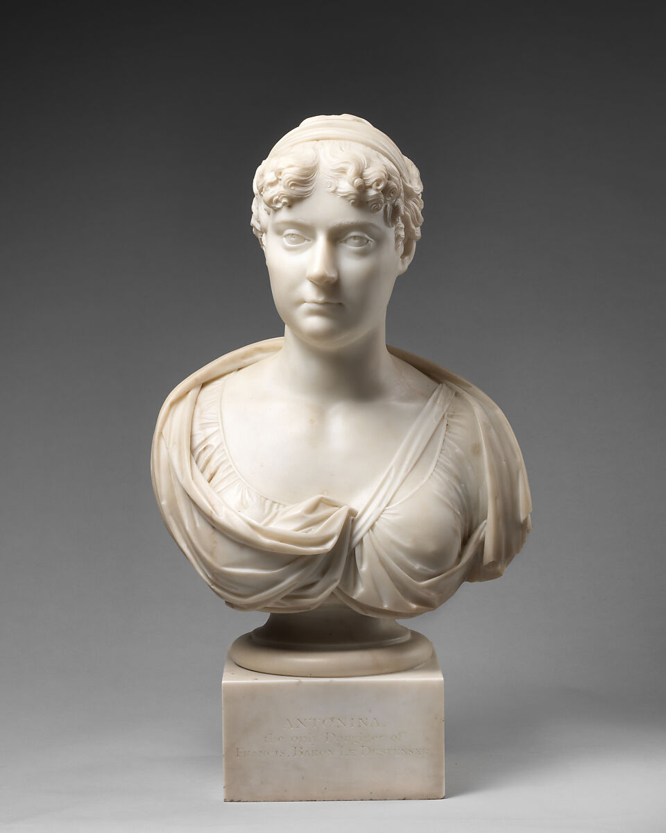 Rachel Fanny Antonina Le Despencer, John Bacon the Younger (British, 1777–1859), Marble, British 