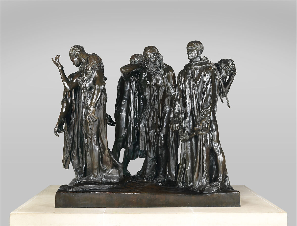 The Burghers of Calais, Auguste Rodin (French, Paris 1840–1917 Meudon), Bronze, French, Saint-Rémy-lès-Chevreuse 