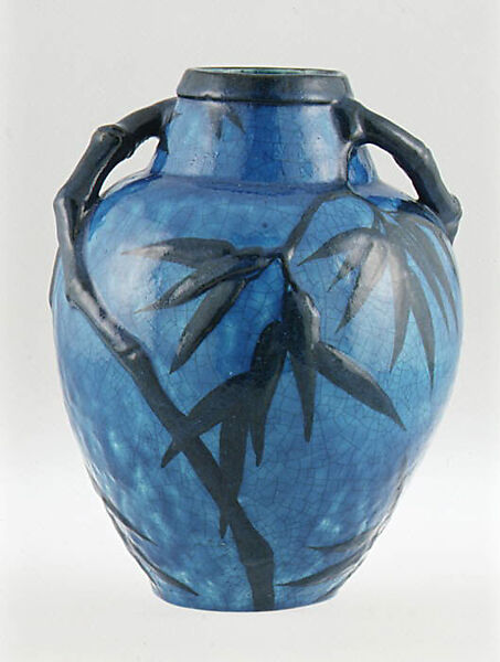 Vase, Edmond Lachenal (French, 1855–1948), Lead-glazed earthenware, French, Châtillon-sous-Bagneux