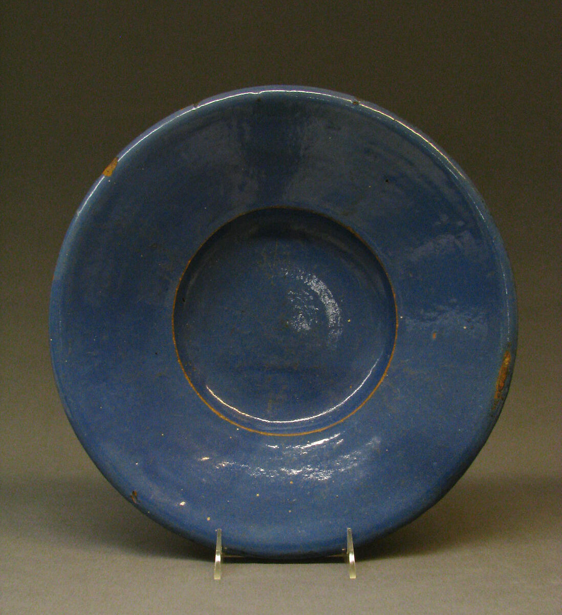 Dish, Pottery, probably Austrian 