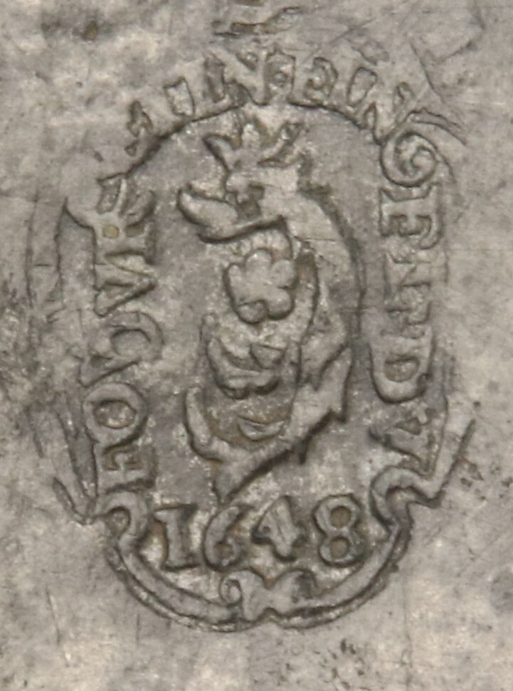 Holy-oil casket (Chrismatory), François DuFour (recorded 1648), Pewter, French, Paris