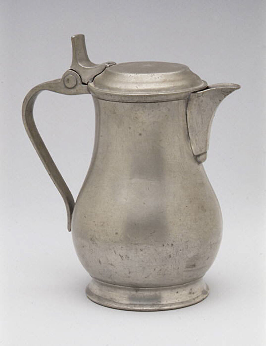 Flagon, Pewter, French, Lille 