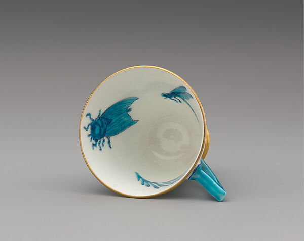 Cup and saucer, George Jones and Sons (British, 1861–1951)  , Staffordshire, Porcelain, British, Stoke-on-Trent, Staffordshire