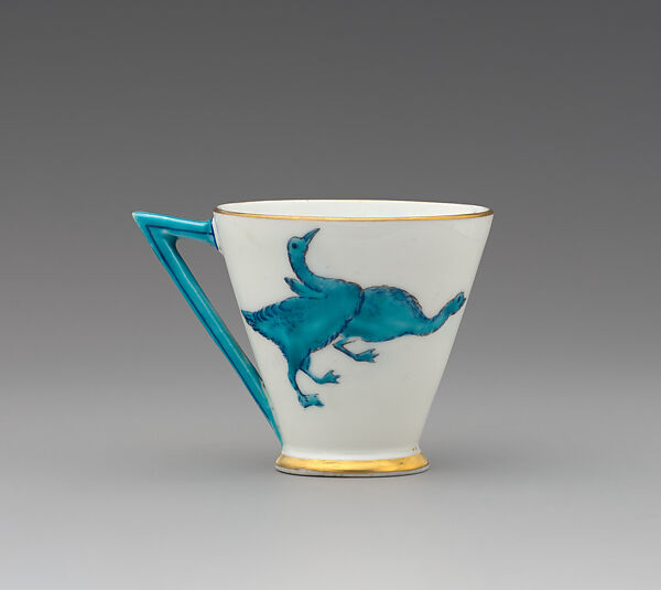 Cup and saucer, George Jones and Sons (British, 1861–1951)  , Staffordshire, Porcelain, British, Stoke-on-Trent, Staffordshire
