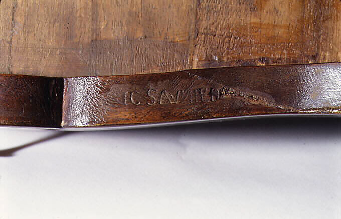 Small table (table en chiffonière), Jean-Charles Saunier (French, 1735–1807, master 1765), Walnut, oak and pine, purplewood, satiné wood, mahogany, engraved boxwood and stained woods, gilt-bronze, French