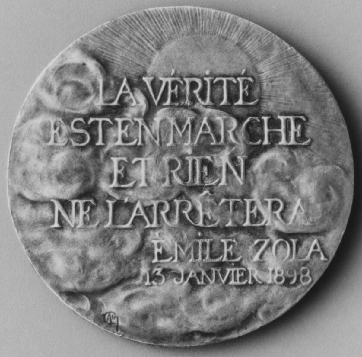 Émile Zola, Alexandre-Louis-Marie Charpentier (French, Paris 1856–1909 Neuilly), Bronze, French