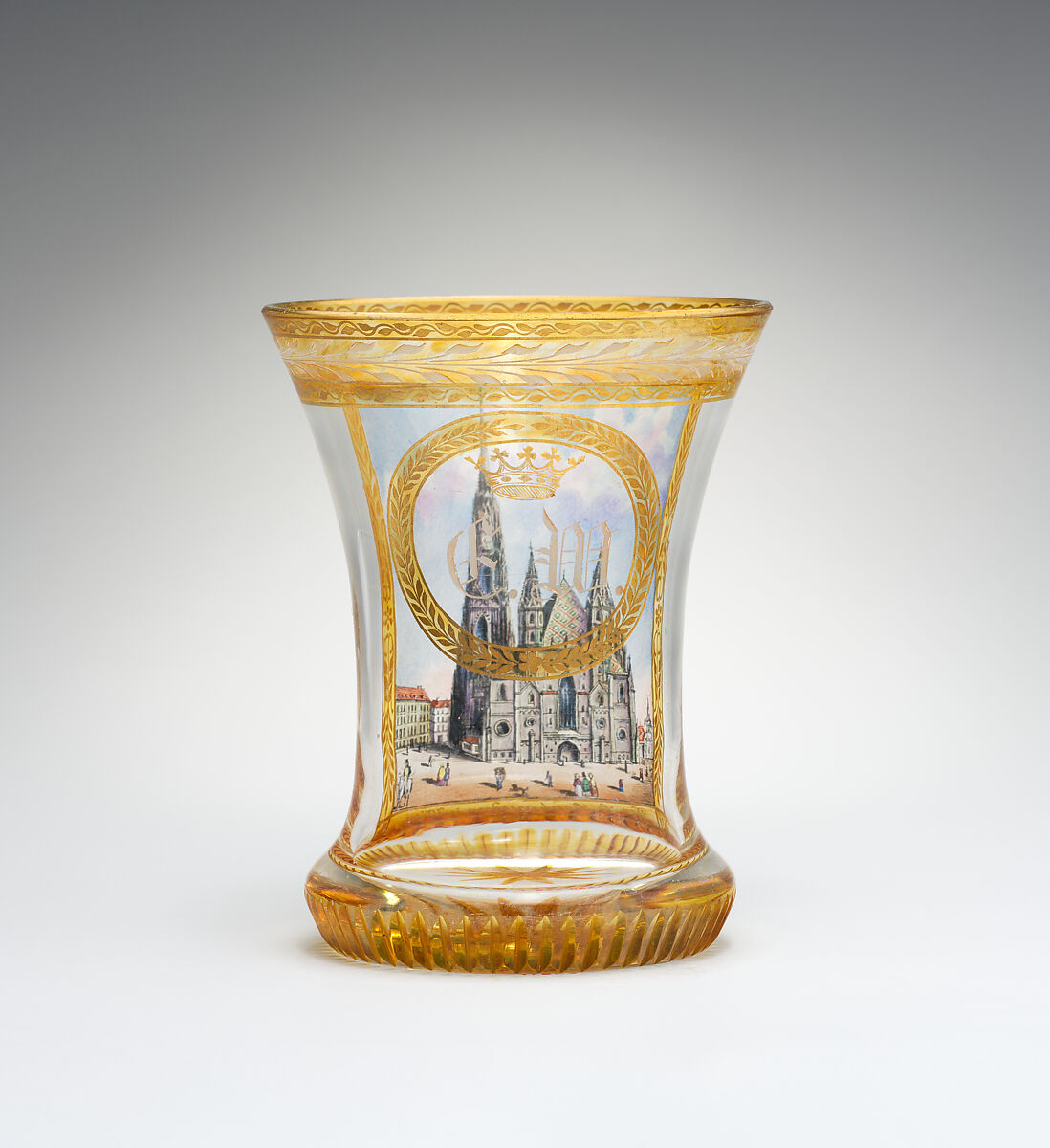 Beaker, Glass, Austrian, Vienna