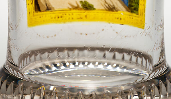 Beaker, Glass, Austrian, probably Vienna, or Bohemia