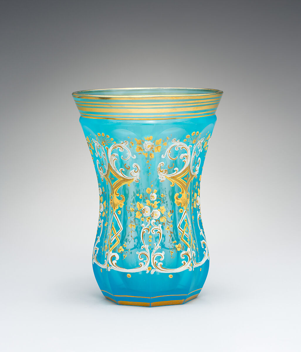 Beaker, Glass, Bohemian