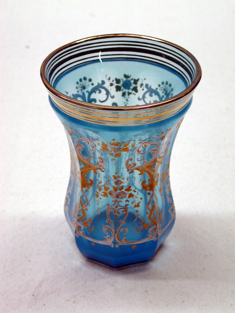 Beaker, Glass, Bohemian 