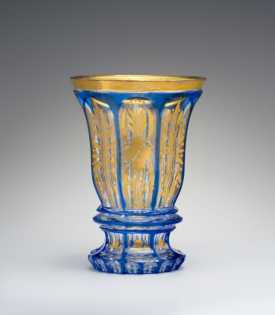 Beaker, Glass, Bohemian