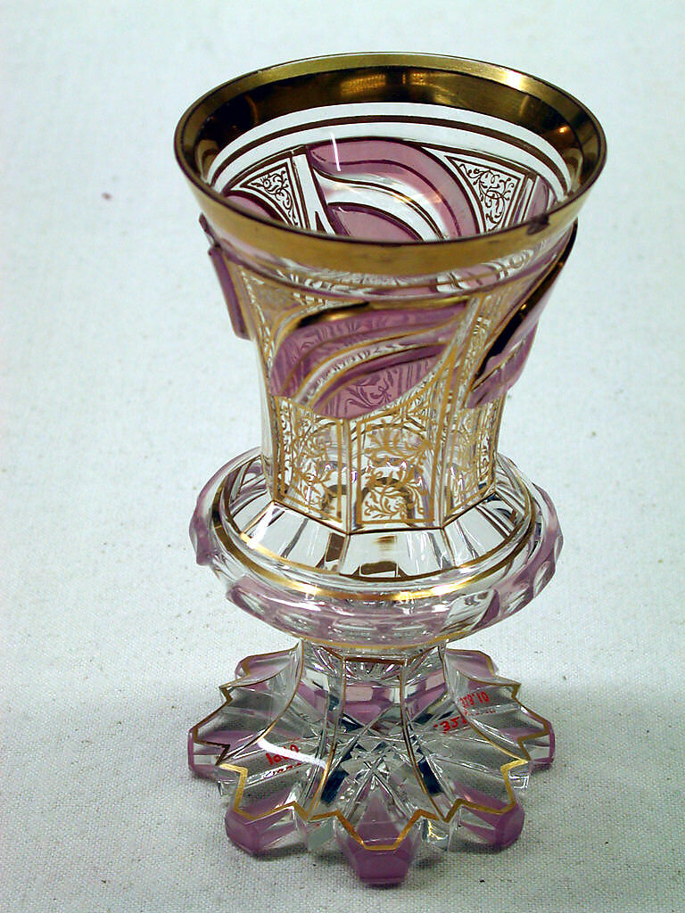 Goblet, Glass, Bohemian 