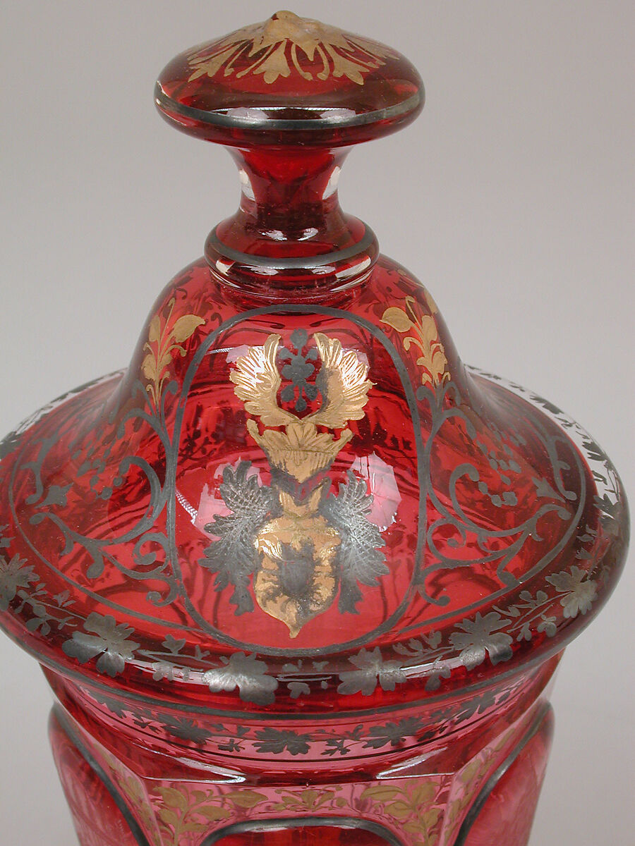 Beaker, Glass, Bohemian