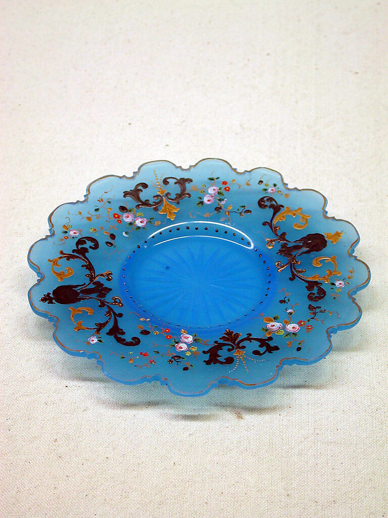 Dish, Glass, Bohemian