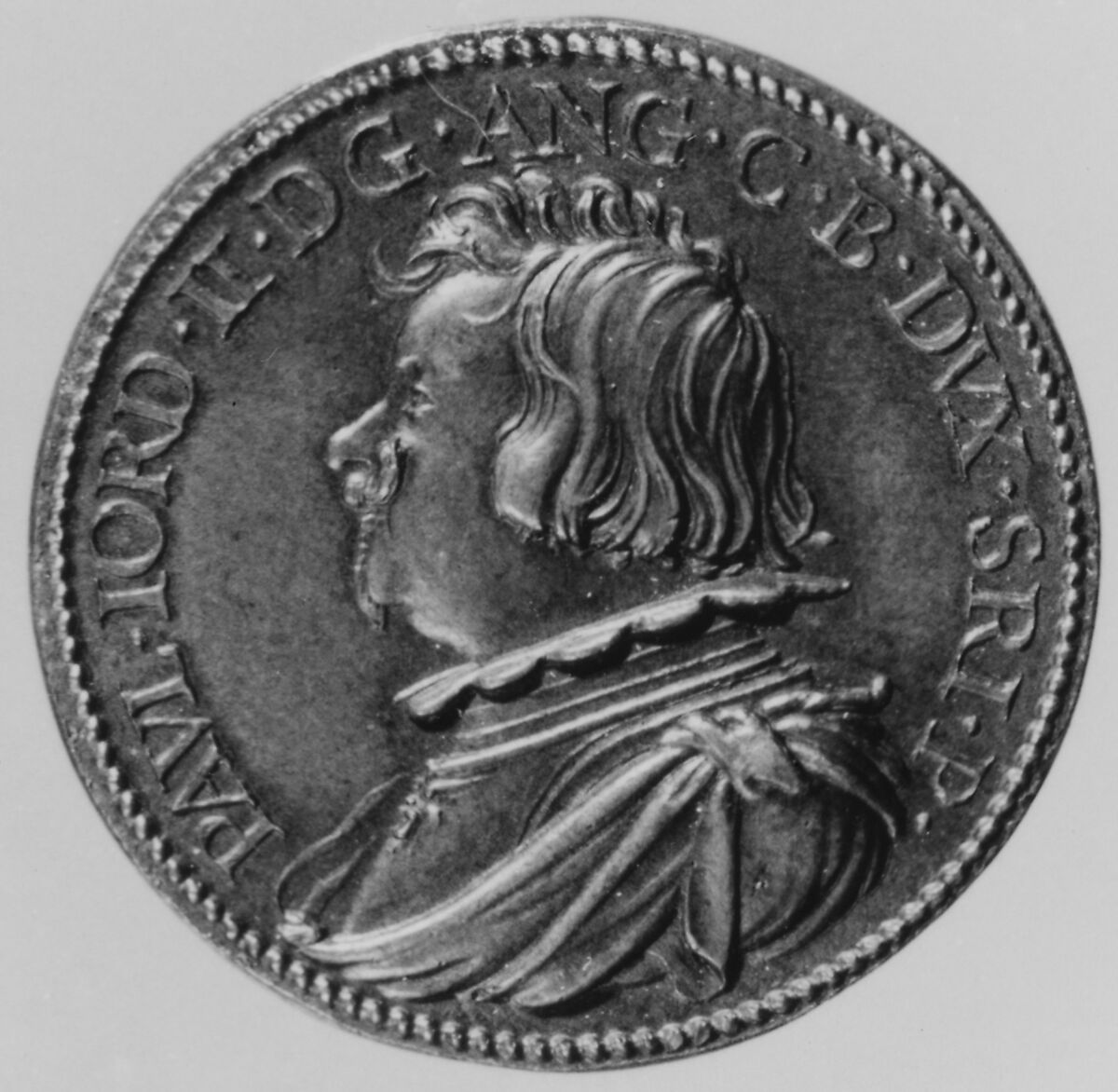 Paolo Giordano II Orsini, Duke of Bracciano (1591–1656), Medalist: Johann Jakob Kornmann (called Cormano) (born Augsburg 1620, active Rome, died after 1672), Bronze, struck, German 