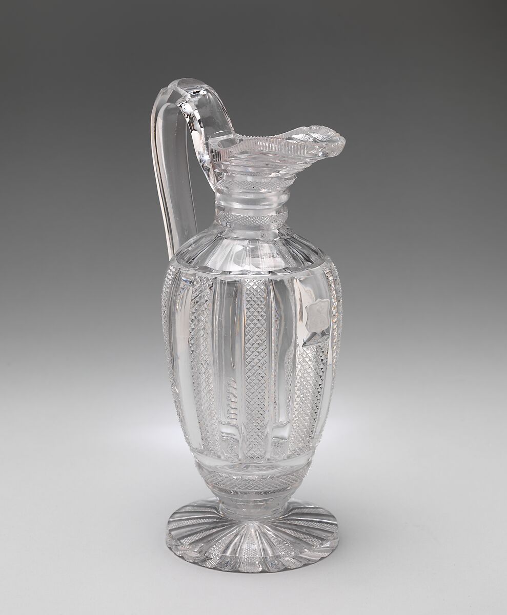 Claret jug, Apsley Pellatt, Cut glass 