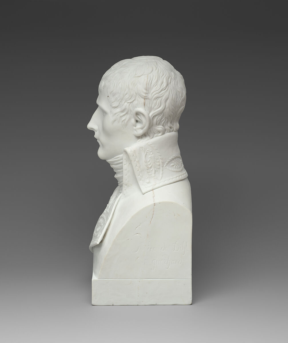 Napoleon Bonaparte (1769–1821) as First Consul, Dihl et Guérhard (French, 1781–ca. 1824) (Manufacture de Monsieur Le Duc d’Angoulême, until 1789), Hard-paste biscuit porcelain, French, Paris