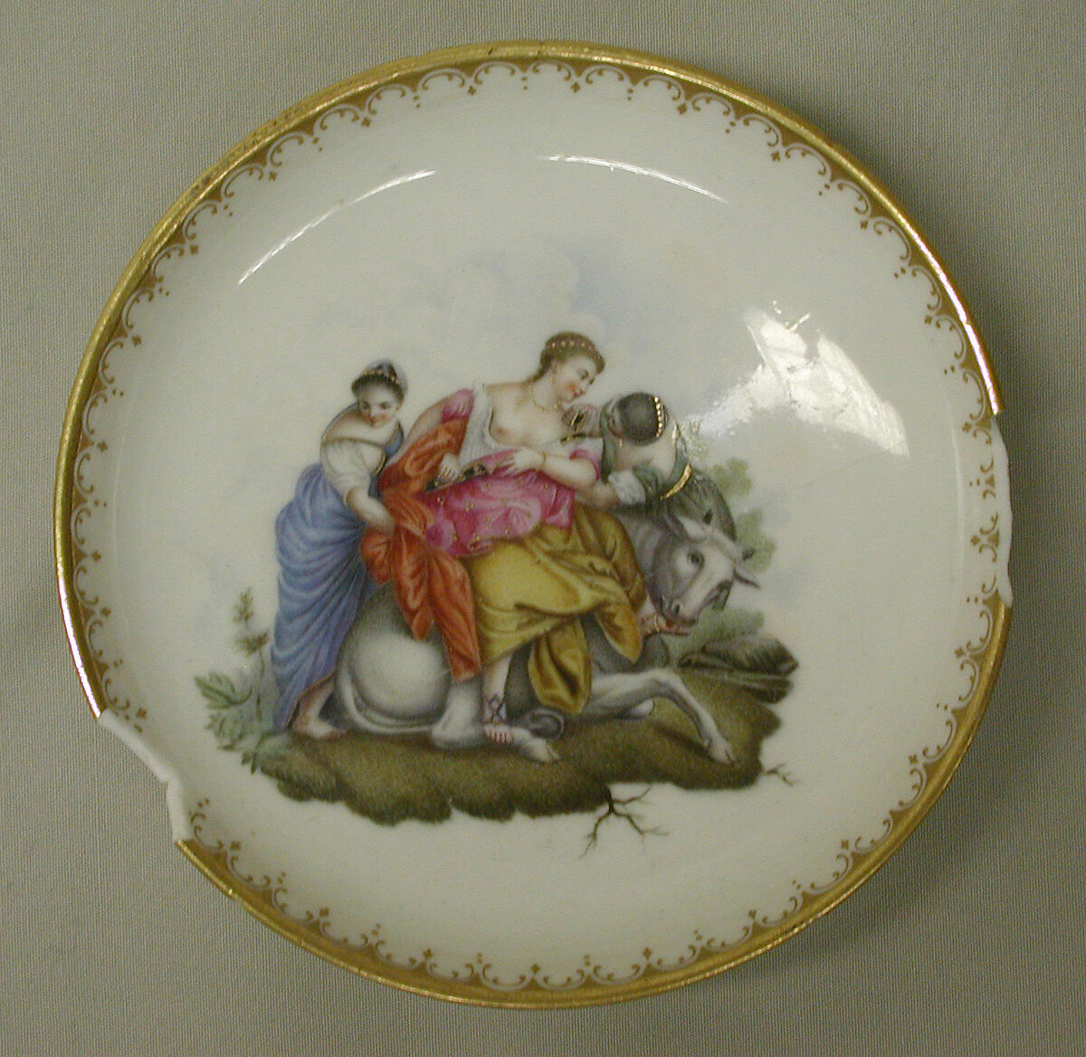 Saucer, Real Fabrica de Buen Retiro (Spanish), Soft-paste porcelain, Spanish, Madrid (Buen Retiro) 