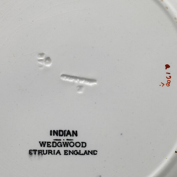 Plate, Wedgwood and Co., Transfer-printed earthenware, British, Staffordshire