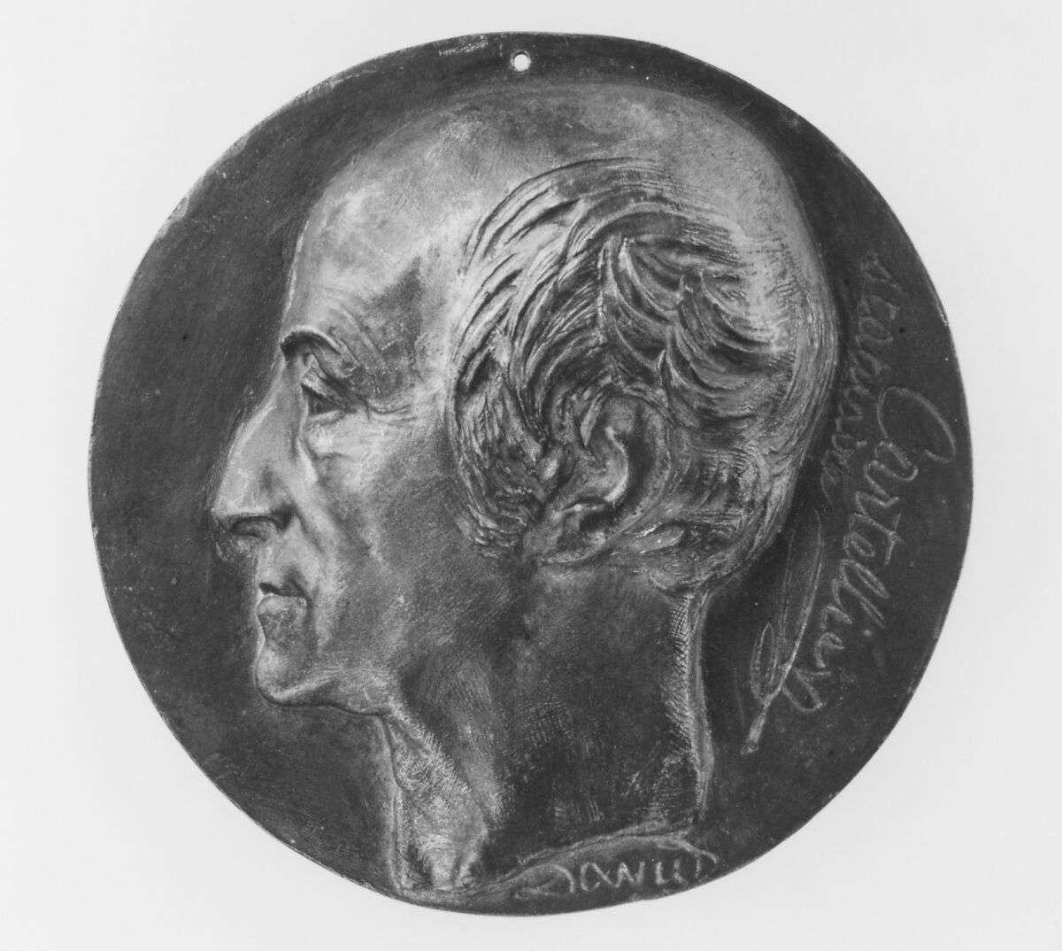 Portrait of Pierre Cartellier (1757–1831), Pierre Jean David d&#39;Angers (French, Angers 1788–1856 Paris), Bronze, French 