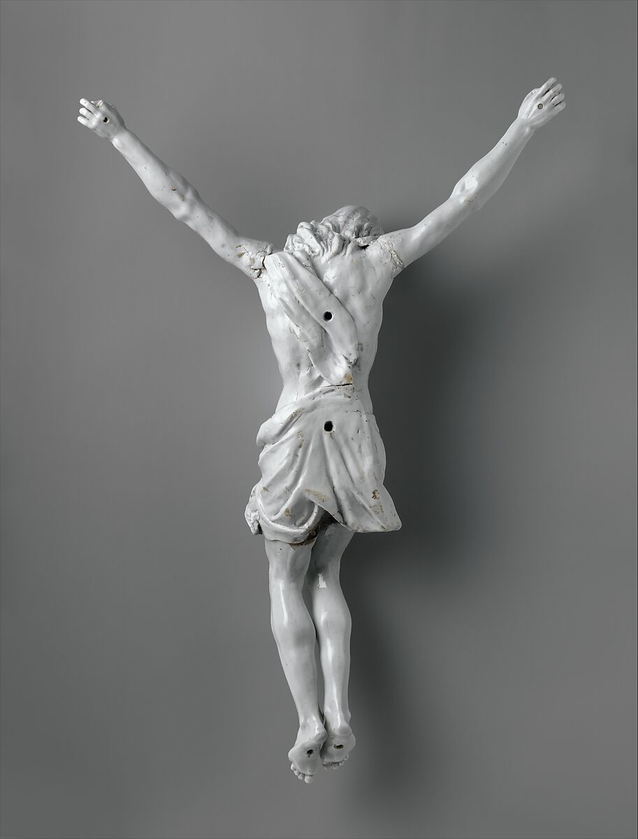 Corpus from a crucifix, Doccia Porcelain Manufactory (Italian, 1737–1896), Hard-paste porcelain, Italian, Florence