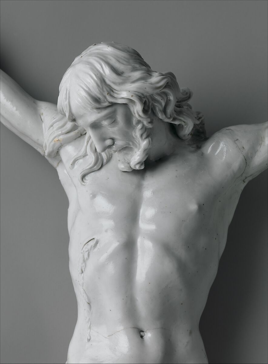 Corpus from a crucifix, Doccia Porcelain Manufactory (Italian, 1737–1896), Hard-paste porcelain, Italian, Florence
