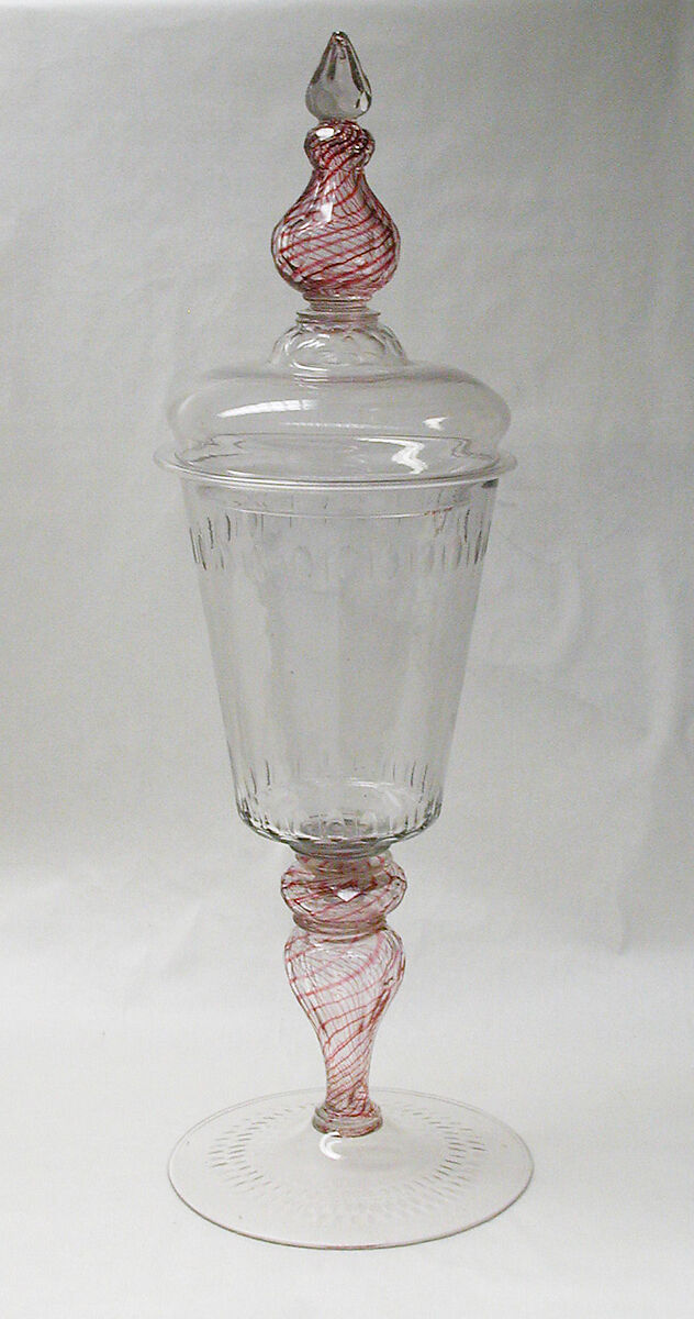 Standing cup, Glass, Austrian or Bohemian 