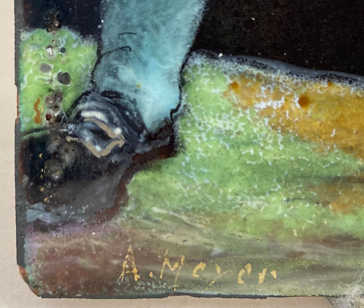 A French Military Officer, Alfred-Bernard Meyer (French, Paris 1832–1904 Paris), Painted enamel on copper, partly gilt, French, Paris