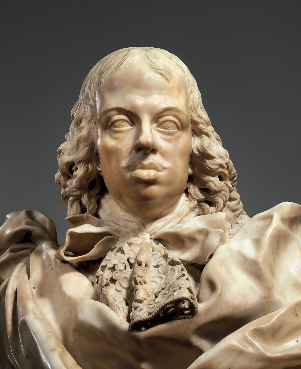 Cosimo III de' Medici (1642–1723), Grand Duke of Tuscany, Giovanni Battista Foggini (Italian, Florence 1652–1725 Florence), Marble with base of gray marble, Italian, Florence