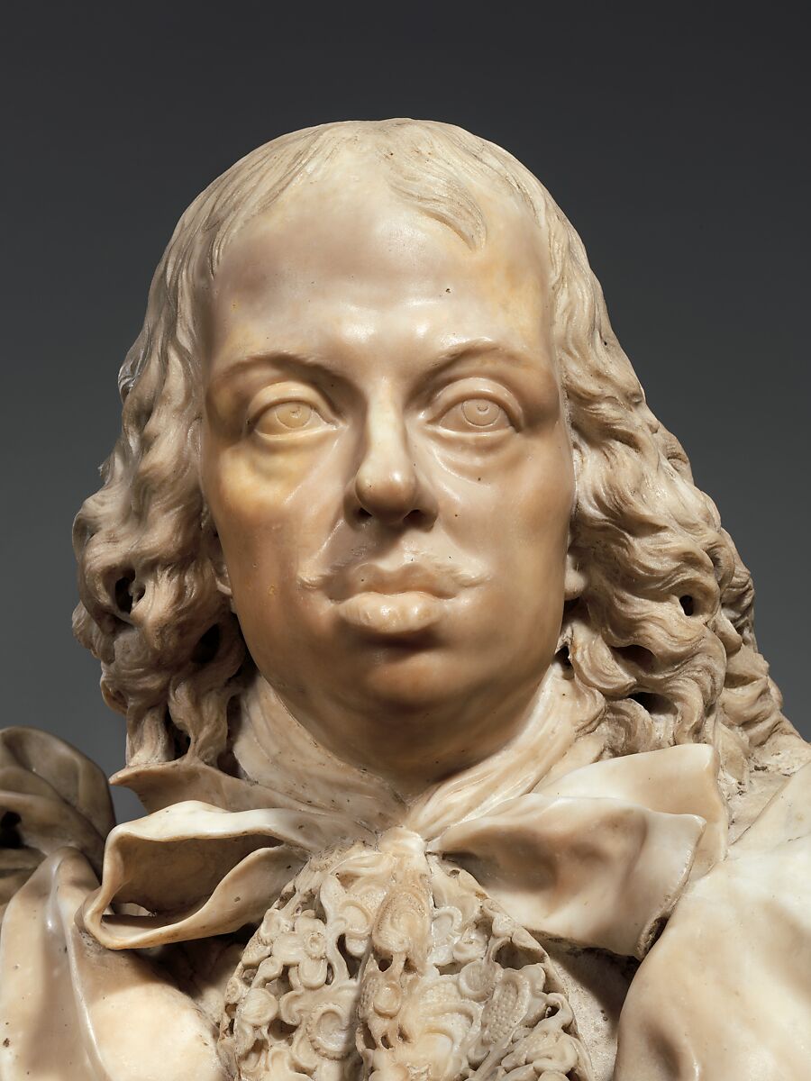 Cosimo III de' Medici (1642–1723), Grand Duke of Tuscany, Giovanni Battista Foggini (Italian, Florence 1652–1725 Florence), Marble with base of gray marble, Italian, Florence
