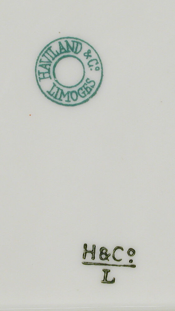 Dish, Haviland &amp; Co. (American and French, 1864–1931), Hard-paste porcelain, French, Limoges