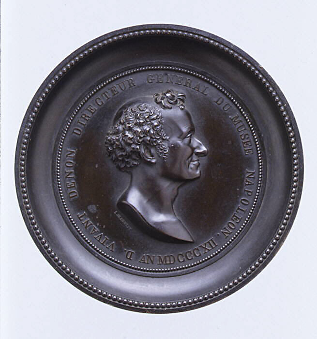 Dominique Vivant Denon (1747–1825), Medalist: Louis-François Jeannest (active late 18th–mid-19th century), Bronze, French 