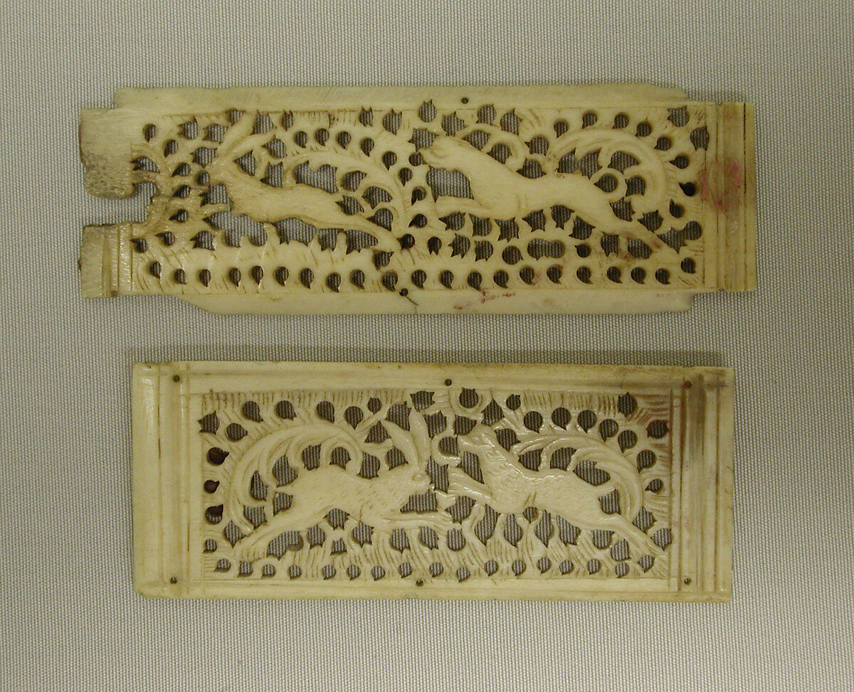 Plaques, Ivory (walrus) or bone, probably Russian 