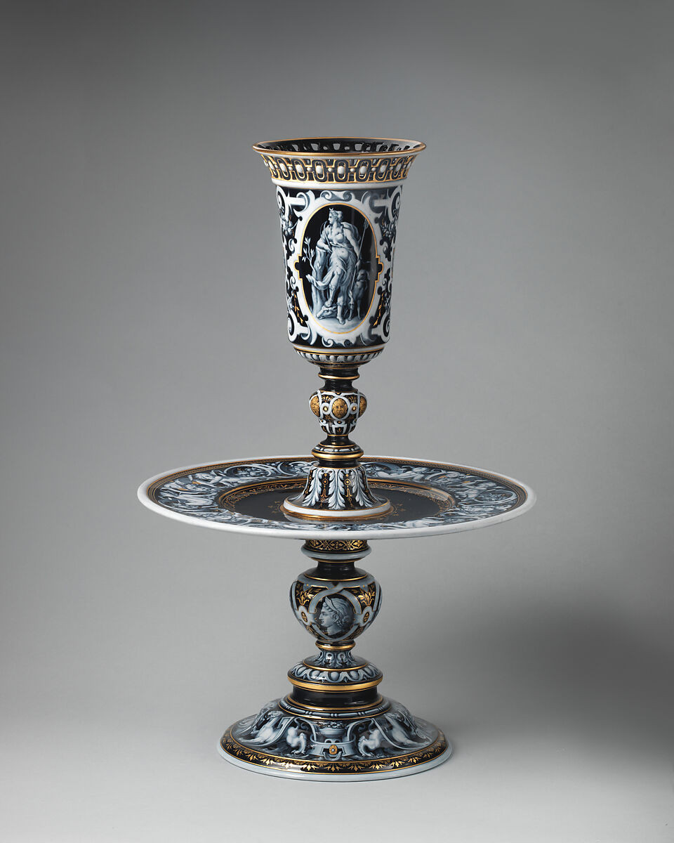 Centerpiece, Minton(s) (British, Stoke-on-Trent, 1793–present), Porcelain, enameled and gilt, British, Stoke-on-Trent, Staffordshire