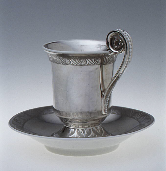 Cup and saucer, Royal Porcelain Manufactory, Berlin (German, founded 1763), Hard-paste porcelain, German, Berlin